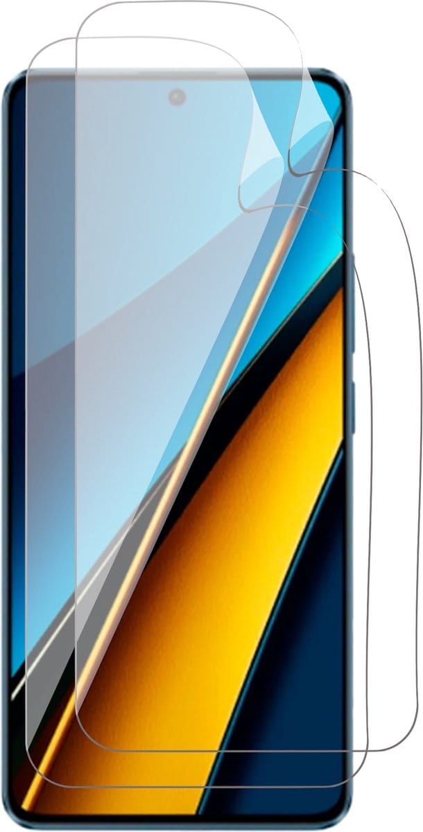 Screenprotector geschikt voor Xiaomi Poco X6 - 2x FlexGuard Screen Protector
