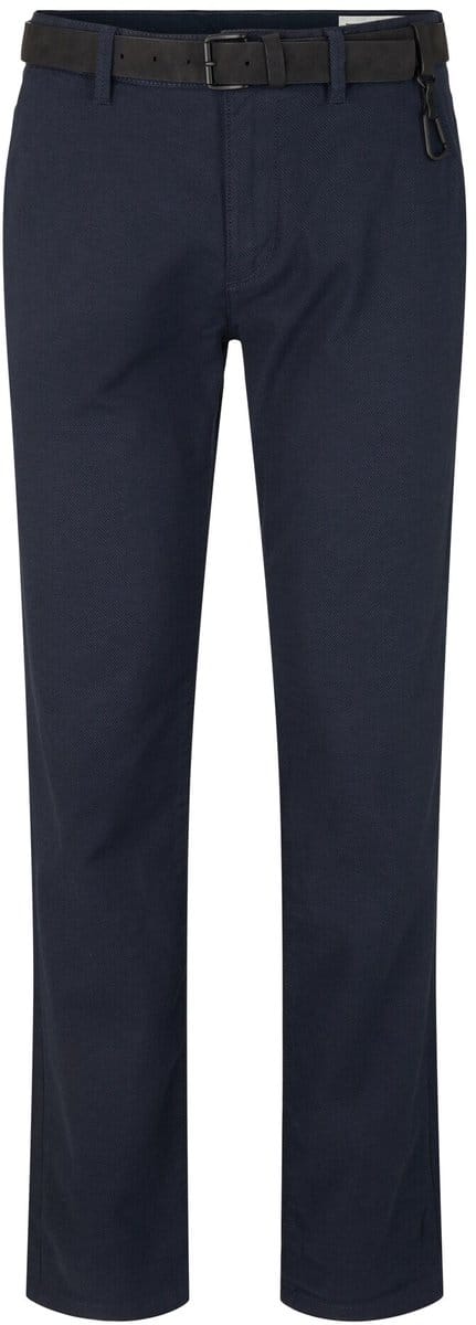 TOM TAILOR structured straight chino Heren Broek - Maat W32 X L32