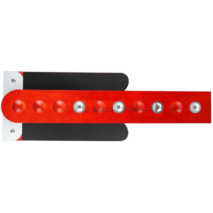Cello Coussin Antidérapant 12 Positions Bois de Chêne Pliable Tapis Antidérapant pour Violoncelle Repose-Pique Butée red