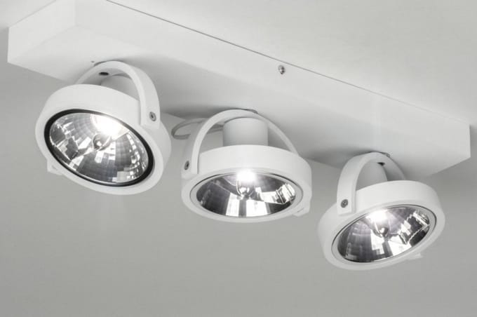 Lumidora Opbouwspot 73577 - SUNNY - 3 Lichts - G9 - Wit - Aluminium