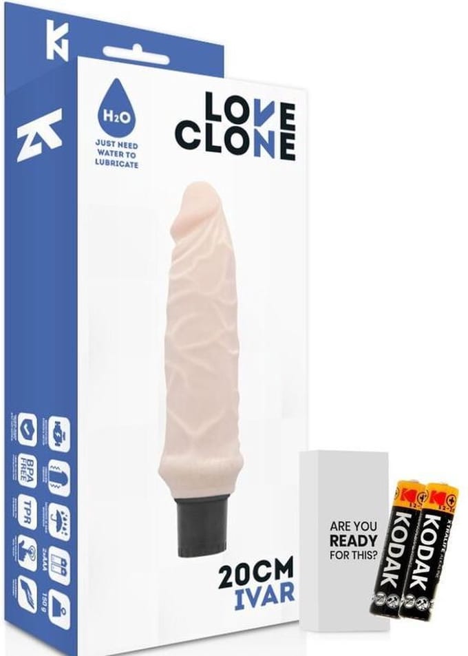 Loveclone Ivar - Vibrator - Realistische Vibrerende Dildo - 20cm