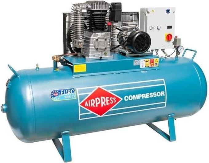 Compressor K 500-700S 14 bar 5.5 pk/4 kW 450 l/min 500 l met ster-driehoekschakelaar