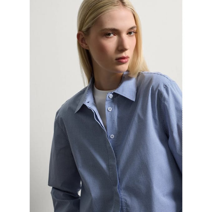 Klassieke pasvorm 100% katoen blouse dames Stefanel