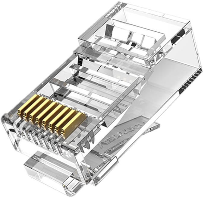 Vention Rj45 Cat6 Utp Modulaire Stekker Voor Internet Computer 50 Stuks