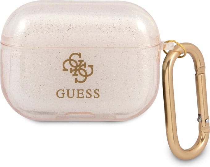 Guess TPU Glitter Case AirPods Pro Goud