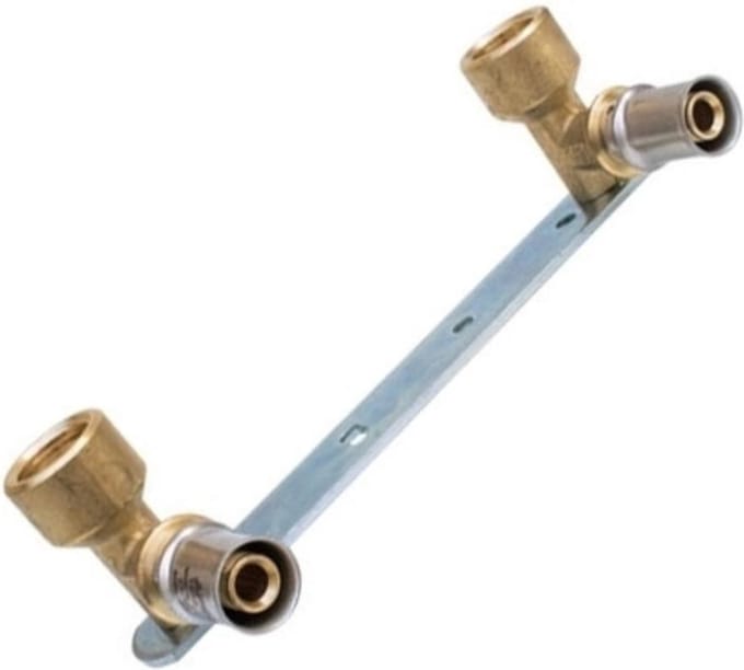 Henco muurplaatbeugel vlak pers - 1/2x16mm 153mm