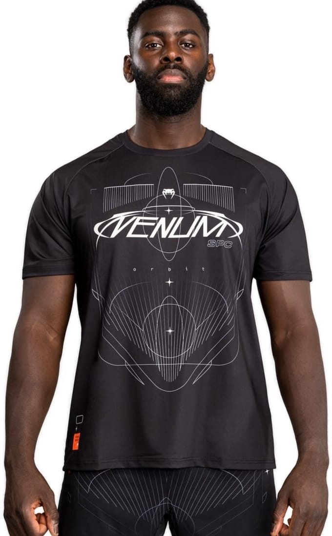 Venum Eclipse Dry Tech T-shirt Zwart Ivoor - M