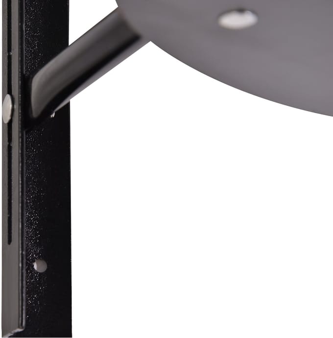 HOMCOM-Speed Bag Platform-Staal-60x73x80cm-Zwart