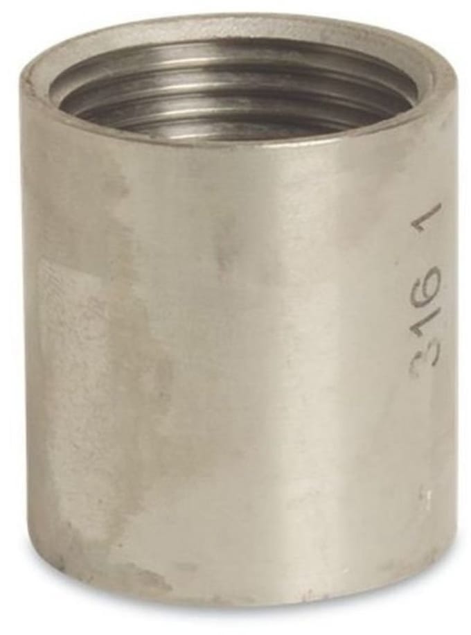 RVS Muffe 1/2", V4A, Draadfitting