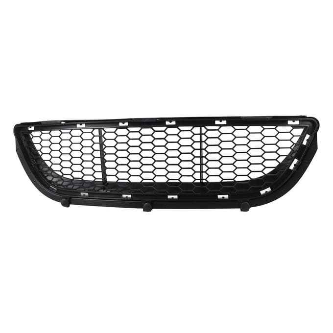 Pare-chocs Grille Centrale Inférieure 51118047365 Grille de Ventilation Inférieure Avant en Maille pour Série 3 E90 E91 2009 black