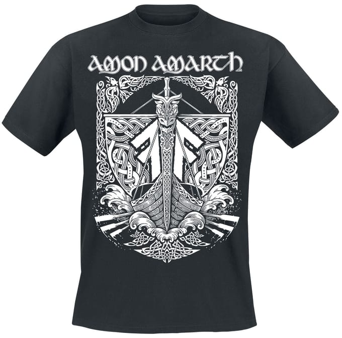 Amon Amarth T-shirt - Put your back into the oar - S tot 3XL - voor Mannen - zwart