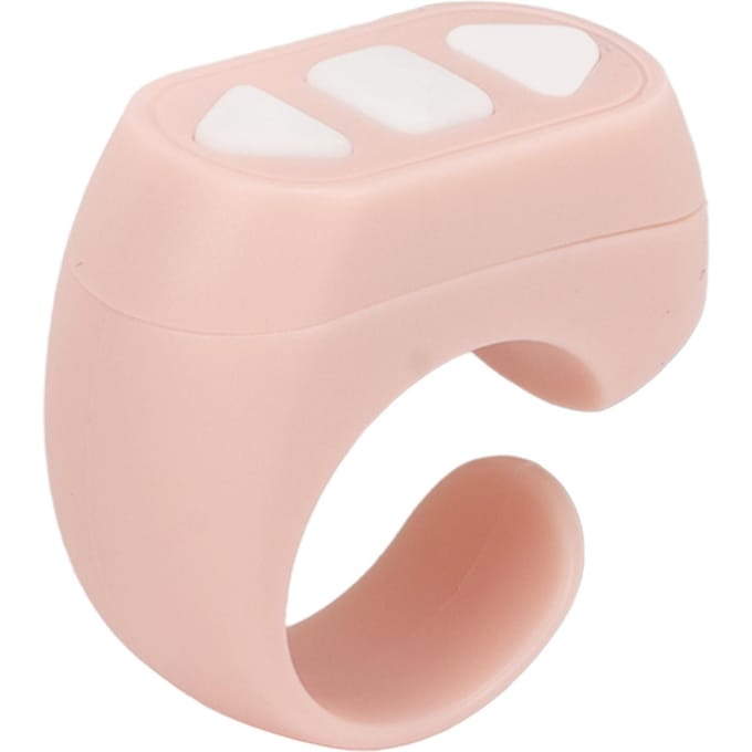 Bluetooth Afstandsbediening App Paginaomdraaier Telefoon Afstandsbediening Ring Telefoon Nieuwigheid Horloge TV Pagina Omdraaien roze