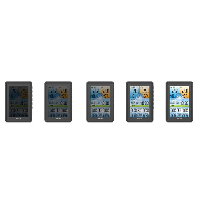 Weerstation met display BD-906 zwart