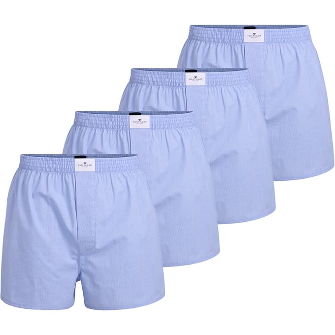Tom Tailor Geweven boxershorts Verpakking van 4
