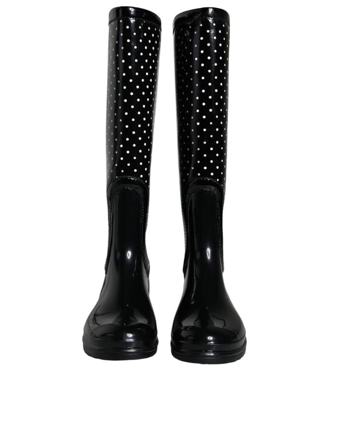 Glinsterende Polka Dot Regenlaarzen