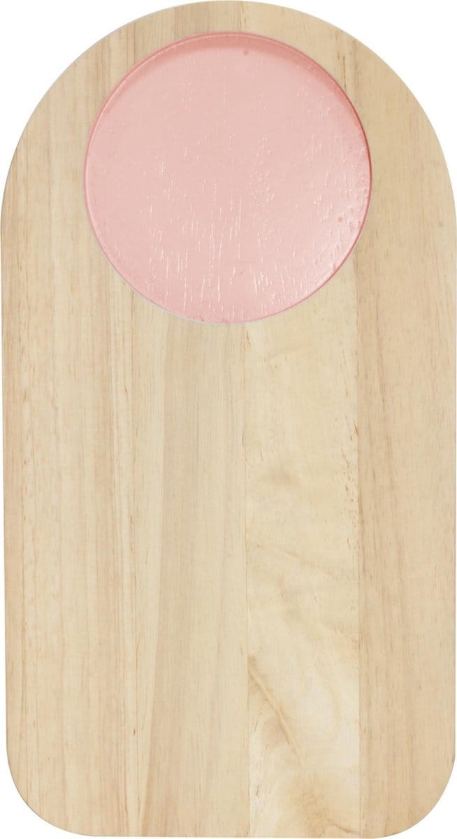 TAK Design Sade Snijplank - Hout - 27,2 x 15 cm - Roze