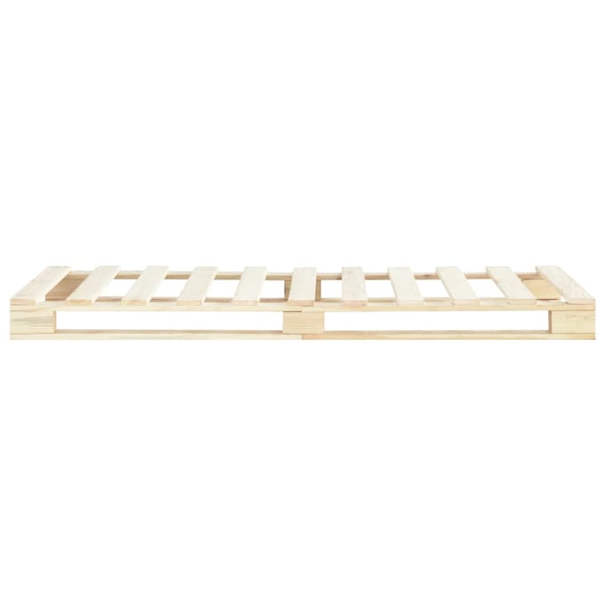 vidaXL - Bedframe - pallet - massief - grenenhout - 90x200 - cm