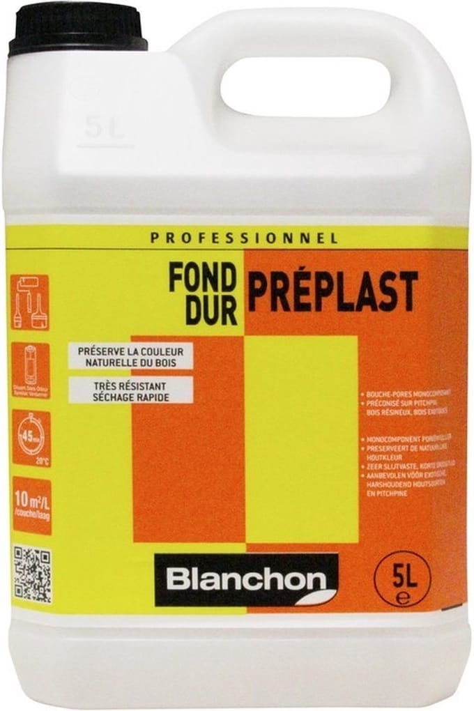 Blanchon fond dur preplast porienvuller 5 l
