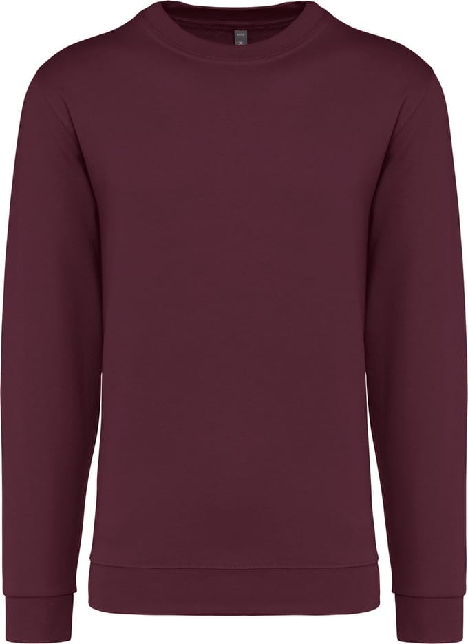 Sweater 'Crew Neck Sweatshirt' Kariban Collectie Basic+ 4XL - Wine Red