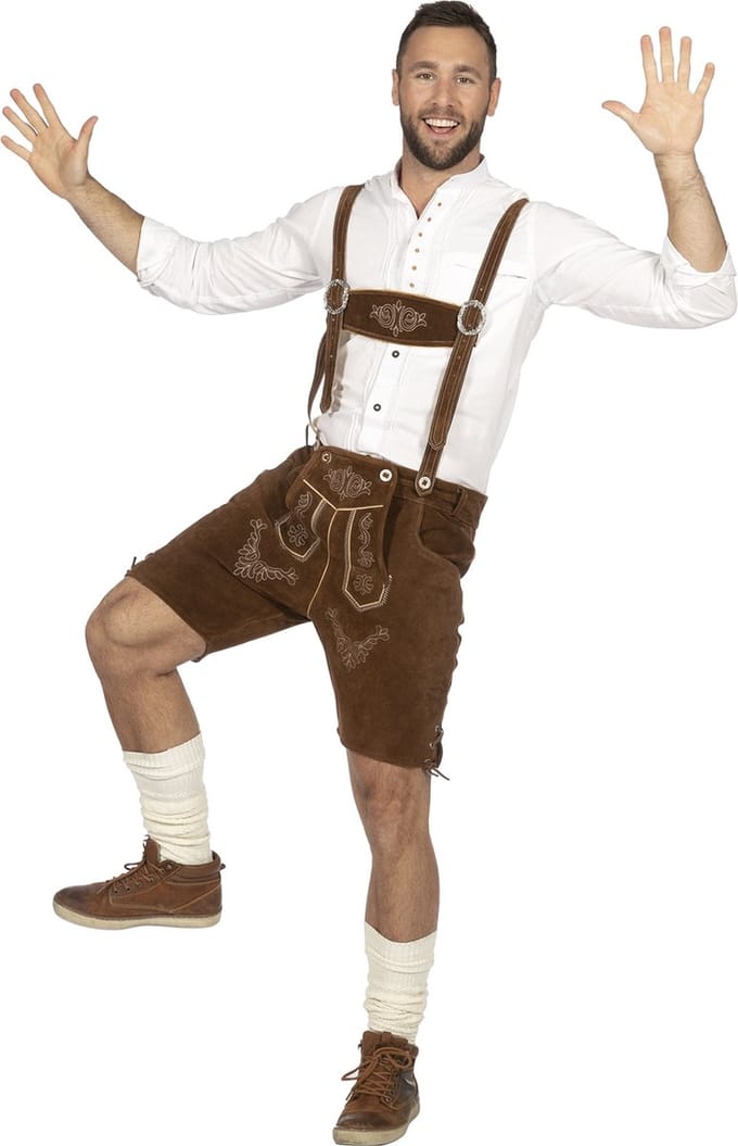 Bierfeest Lederhosen Heinz Hijs Man