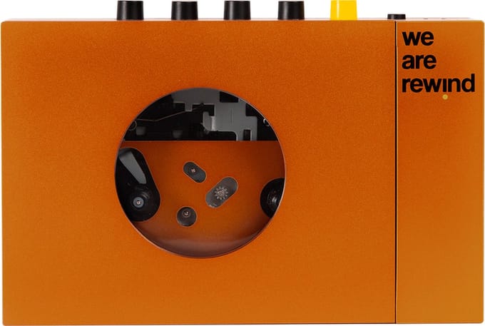 We Are Rewind draagbare cassettespeler met Bluetooth, Serge