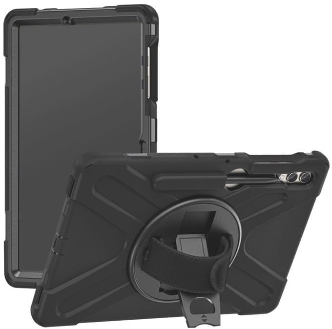 Eiger Peak 500m Back Cover Hoes Zwart Geschikt voor Galaxy Tab S10+ / S9+ / S9 FE+