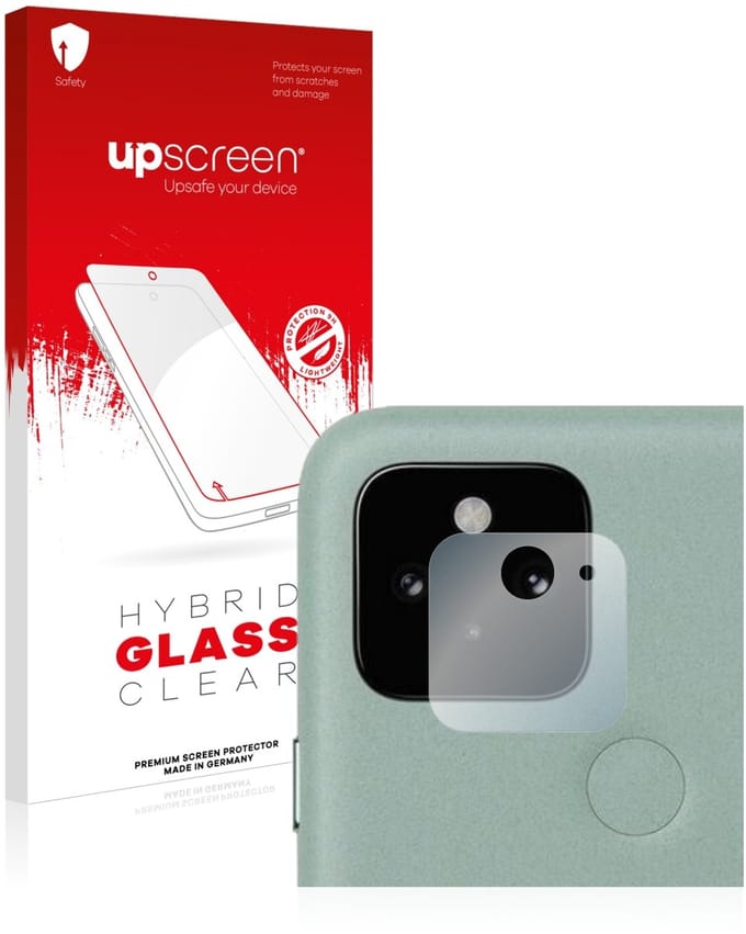 upscreen - Screenprotector voor Google Pixel 5 (ALLEEN Camera Lens) - Folie Beschermfolie Beschermglas transparant