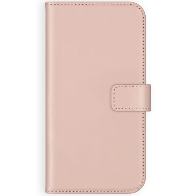 Selencia Hoesje - Geschikt voor Apple iPhone 11 - Echt Lederen Bookcase - Dusty Pink