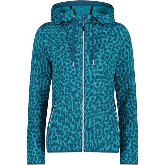 Dames fleece met vaste capuchon CMP