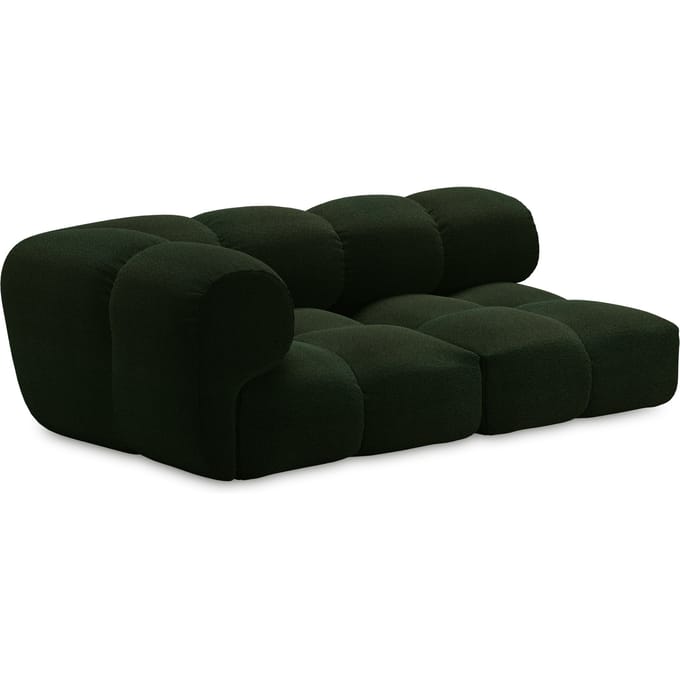 Objekte unserer Tage zander Sofa Design 03 links (2,5--zit) - Hug Me 032 Moosgrün