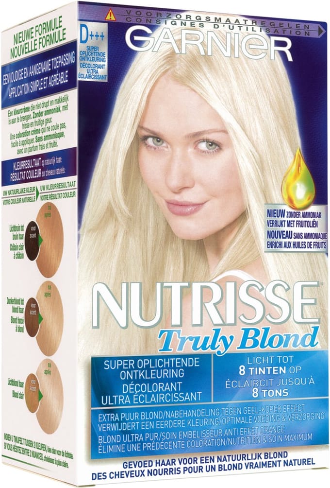 Garnier Nutrisse Ultra BLonde D+++ - Ultra Puur Blond - Super Oplichtende Ontkleuring