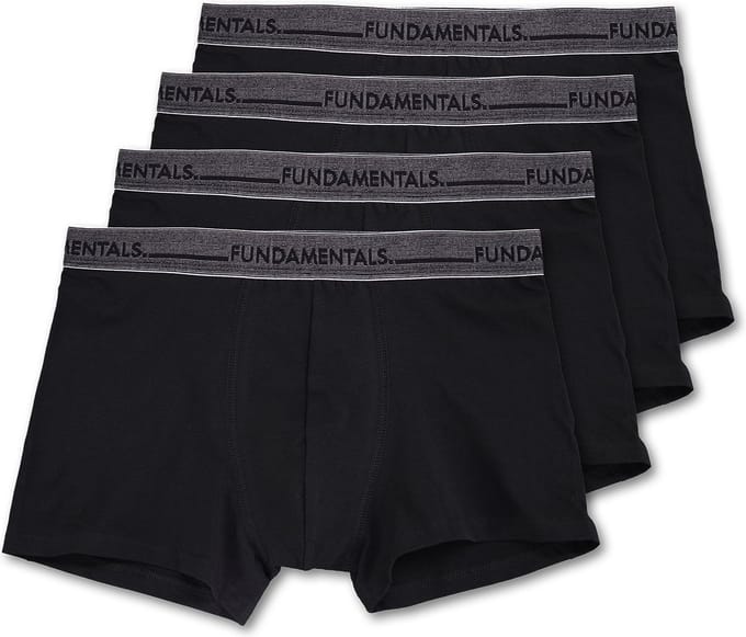 WE Fashion Heren trunk, 4 pack