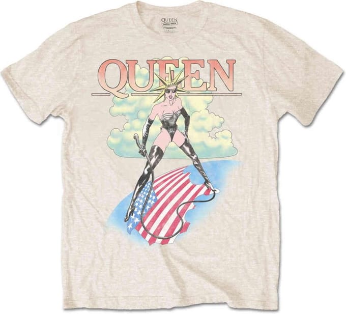 Queen - Mistress Heren T-shirt - M - Creme
