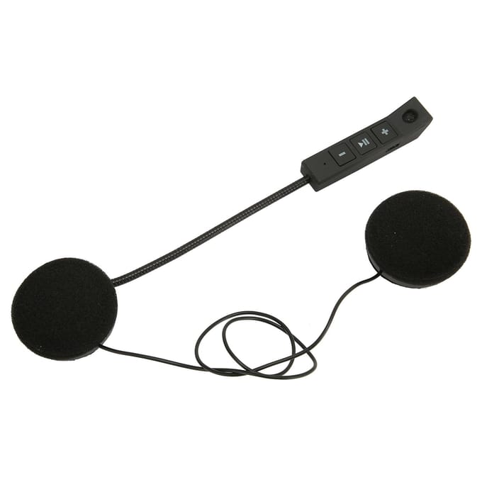 Casque moto Bluetooth BT8, facile à connecter, musique stéréo, Bluetooth 5.0 black