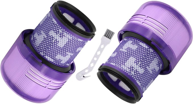 Filter voor Dyson V15 vervangingsfilter 970013-02 [2 Stuks] Dyson V15 Serie Detect