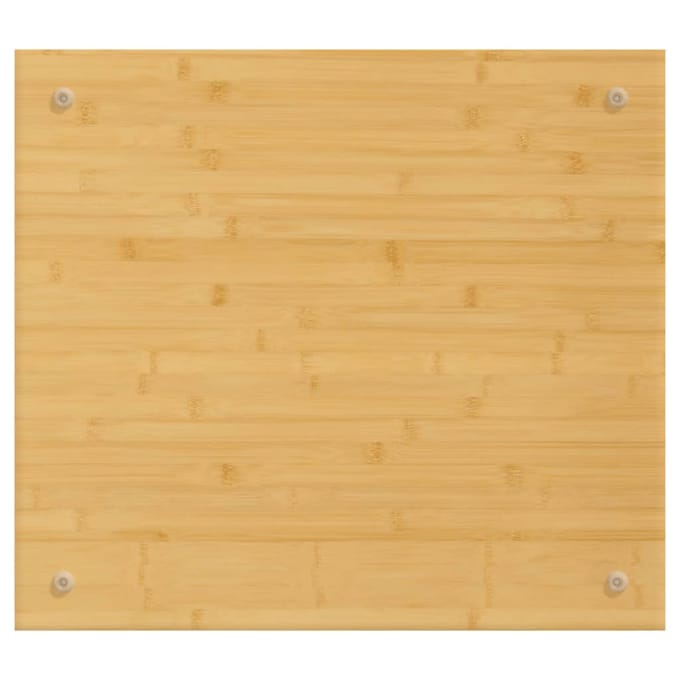 vidaXL Kookplaatafdekking 50x56x1,5 cm bamboe