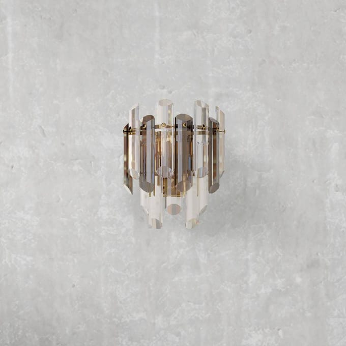 Maytoni Flare wandlamp met kristalldekor