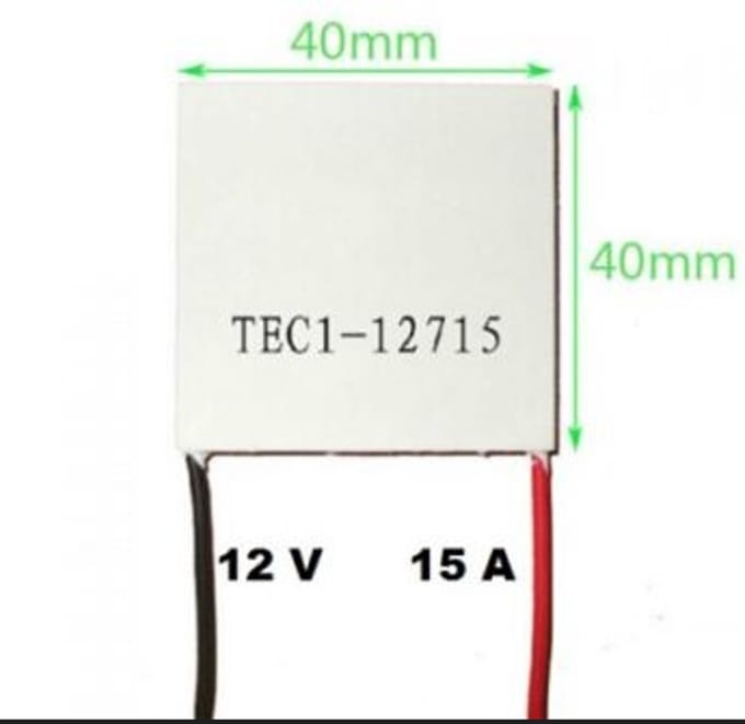 OTRONICÂ® Peltier Module 12v 180W 40x40mm TEC1-12715