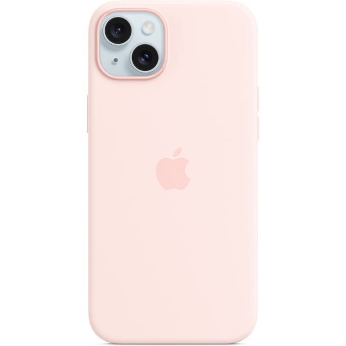 Apple Siliconenhoesje met MagSafe geschikt voor iPhone 15 Plus - Light Pink