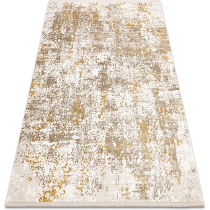 Kleden Rugsx Modern tapijt DUKE 51546 beige / goud 80x150 cm