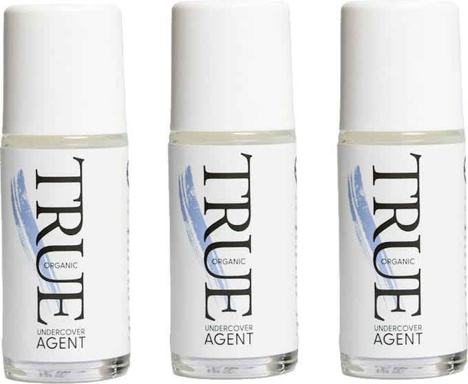 True Organic of Sweden - Undercover Agent - Roll on Deodorant - Lavendel - 50ml - 3 Pak