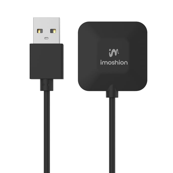 imoshion USB-A oplaadkabel - Geschikt voor de Fitbit Versa 4 / Versa 3 / Sense 2 / Sense - Smartwatch Oplader - 0,5 meter