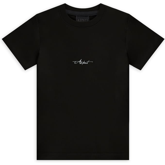 Aspact Kids Signature Tee Black Größe: 152 | T-Shirts Outlet | kids | Schwarz