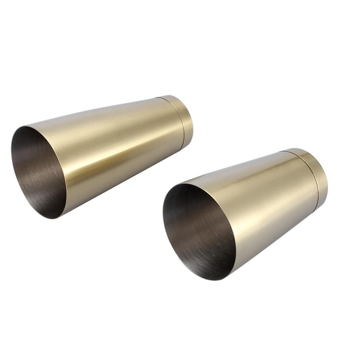 Roestvrij Staal Stevig Duurzaam Cocktailbeker Shaker Bar Thuis Keuken Tool(Titanium Goud) beige