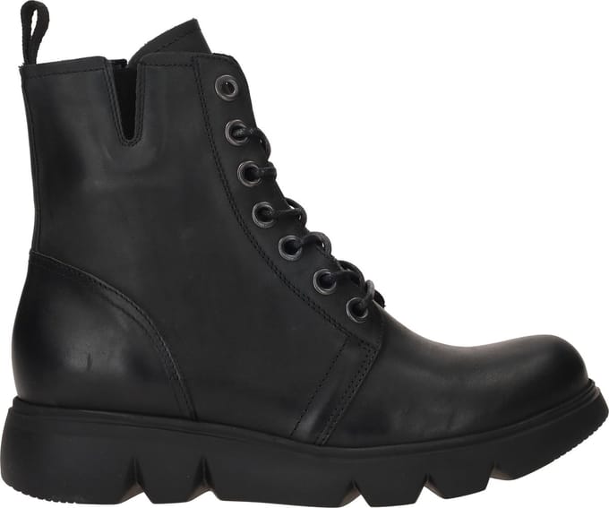Wolky Hope XW Softy Wax Veterboots - Dames - Zwart
