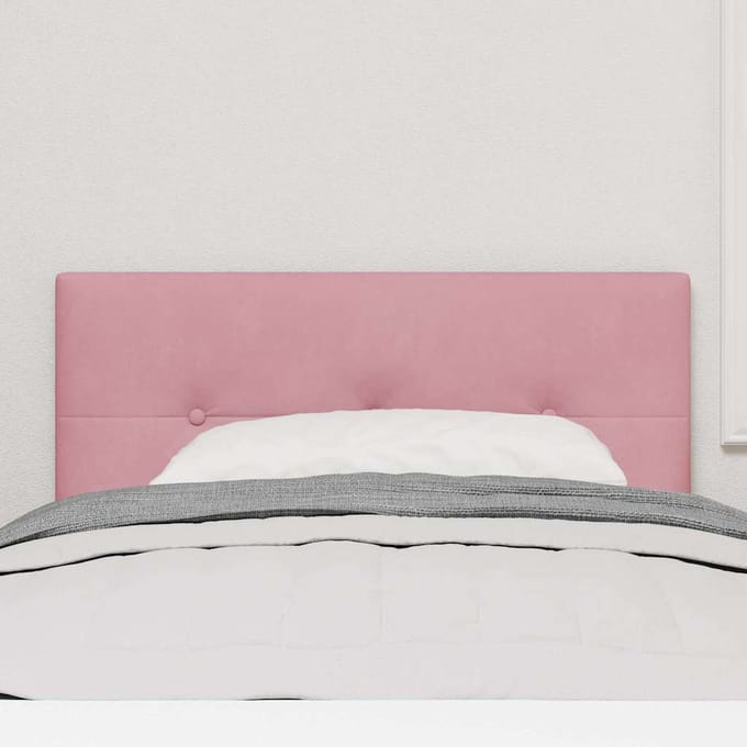 vidaXL - Hoofdbord - Roze - 80 - cm - Fluweel