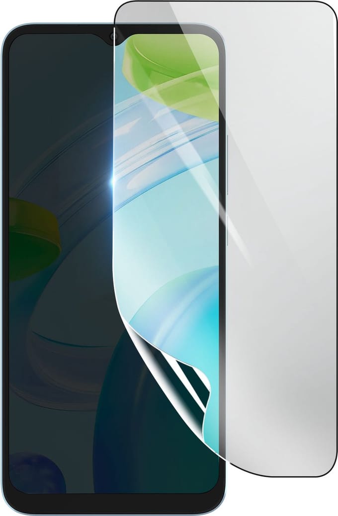 3mk, Geschikt voor Realme C30, Schokbestendige Hydrogel Screenprotector, Transparant
