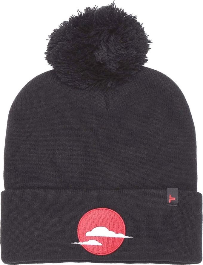 Tokyo Time - Japan Pompom Beanie muts - Zwart