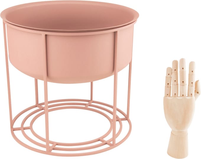 Plantenbak - Bloempot - Op poten - Roze