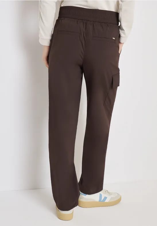 High Waist straight legs broek in Loose Fit